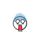 [0] 顔表情ステッカー（個別スタンプ：24）