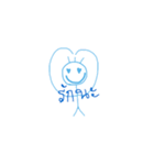 Mr.Blue head（個別スタンプ：5）