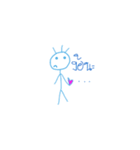 Mr.Blue head（個別スタンプ：9）