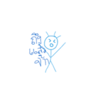 Mr.Blue head（個別スタンプ：27）