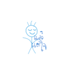 Mr.Blue head（個別スタンプ：30）