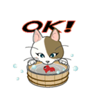 またぎねこ（個別スタンプ：8）