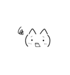 猫っぽい顔文字（個別スタンプ：9）