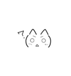 猫っぽい顔文字（個別スタンプ：22）
