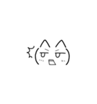 猫っぽい顔文字（個別スタンプ：27）