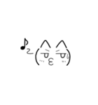 猫っぽい顔文字（個別スタンプ：28）