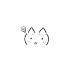 猫っぽい顔文字（個別スタンプ：36）
