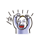 Paranoid white-eyed male（個別スタンプ：28）