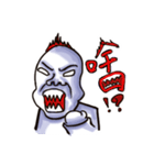 Paranoid white-eyed male（個別スタンプ：31）