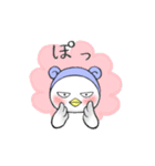 頭巾うさぎと鳥（個別スタンプ：10）