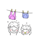 頭巾うさぎと鳥（個別スタンプ：39）
