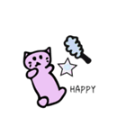 子ども作 子ねこスタンプ（個別スタンプ：21）