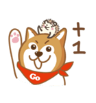 SHIBAdog and Hedgehog（個別スタンプ：2）
