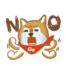 SHIBAdog and Hedgehog（個別スタンプ：6）