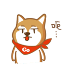 SHIBAdog and Hedgehog（個別スタンプ：38）