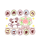 ソフトミックス☆挨拶♪パンダ（個別スタンプ：38）