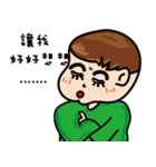 Handsome Qbaby-Who looks better than me.（個別スタンプ：18）