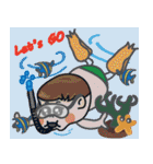 Handsome Qbaby-Who looks better than me.（個別スタンプ：27）