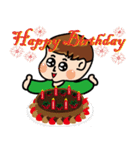 Handsome Qbaby-Who looks better than me.（個別スタンプ：34）