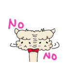 Lovely and cute ALPACA（個別スタンプ：1）