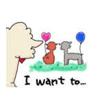 Lovely and cute ALPACA（個別スタンプ：9）