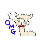 Lovely and cute ALPACA（個別スタンプ：12）
