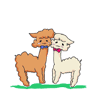 Lovely and cute ALPACA（個別スタンプ：31）