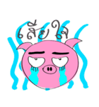 Pig TOO Tamutamii（個別スタンプ：7）