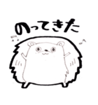 フランクなモノクロはりねずみ（個別スタンプ：20）