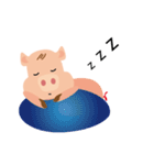 PP pig life（個別スタンプ：4）