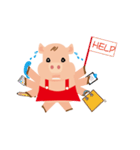 PP pig life（個別スタンプ：21）