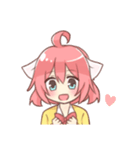 ねこみみちゃんスタンプ♪（個別スタンプ：4）