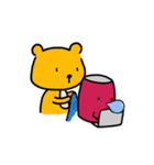 Bear drinks Heysong（個別スタンプ：13）
