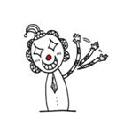 赤い鼻の道化師（個別スタンプ：1）