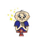 Thai country Funny Grandpa ＆ Grandma（個別スタンプ：7）