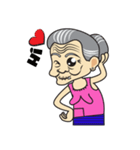 Thai country Funny Grandpa ＆ Grandma（個別スタンプ：18）