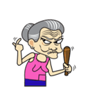 Thai country Funny Grandpa ＆ Grandma（個別スタンプ：26）