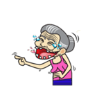 Thai country Funny Grandpa ＆ Grandma（個別スタンプ：28）