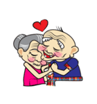 Thai country Funny Grandpa ＆ Grandma（個別スタンプ：40）