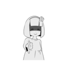 フラワーガールの一日（個別スタンプ：10）