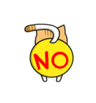 Silly Diary-The fat cat version（個別スタンプ：14）