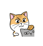 Silly Diary-The fat cat version（個別スタンプ：21）
