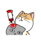 Silly Diary-The fat cat version（個別スタンプ：22）