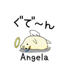 Angelaさん専用スタンプ（個別スタンプ：4）