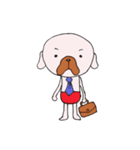 赤パンワンコ（個別スタンプ：4）