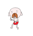 赤パンワンコ（個別スタンプ：8）