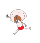 赤パンワンコ（個別スタンプ：10）