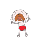 赤パンワンコ（個別スタンプ：12）