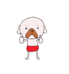 赤パンワンコ（個別スタンプ：18）