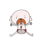 赤パンワンコ（個別スタンプ：27）
